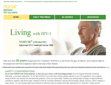 Tablet Screenshot of norvir.com